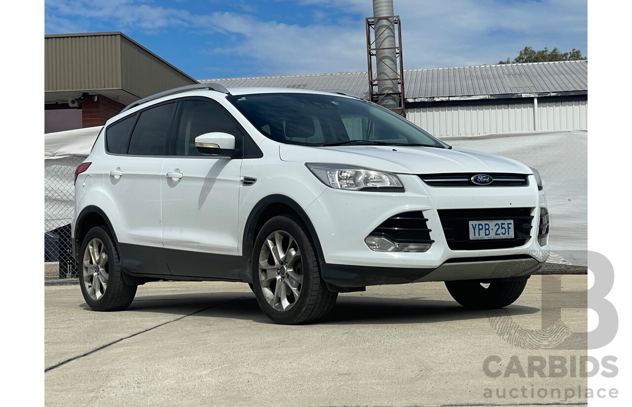 07/2014 Ford Kuga TREND (AWD) AWD TF 4D Wagon White 1.6L