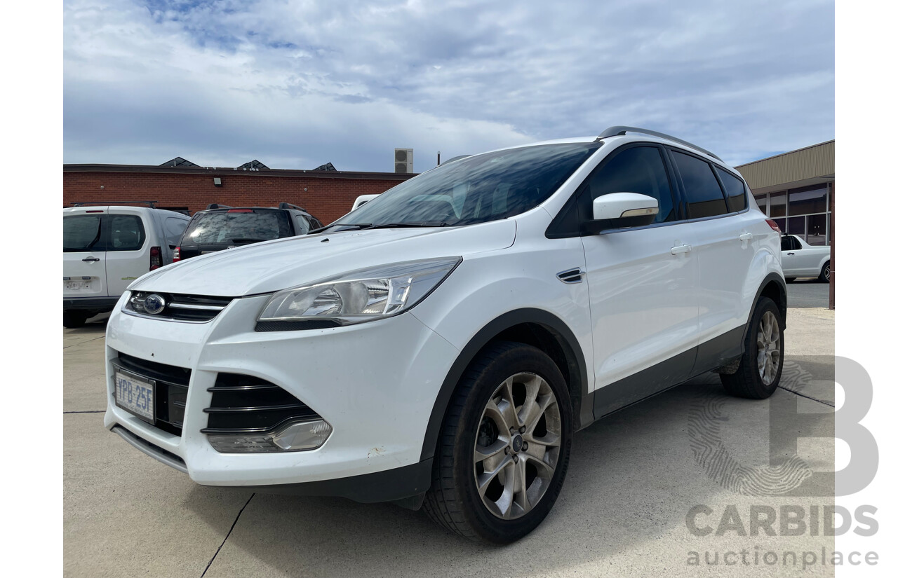07/2014 Ford Kuga TREND (AWD) AWD TF 4D Wagon White 1.6L