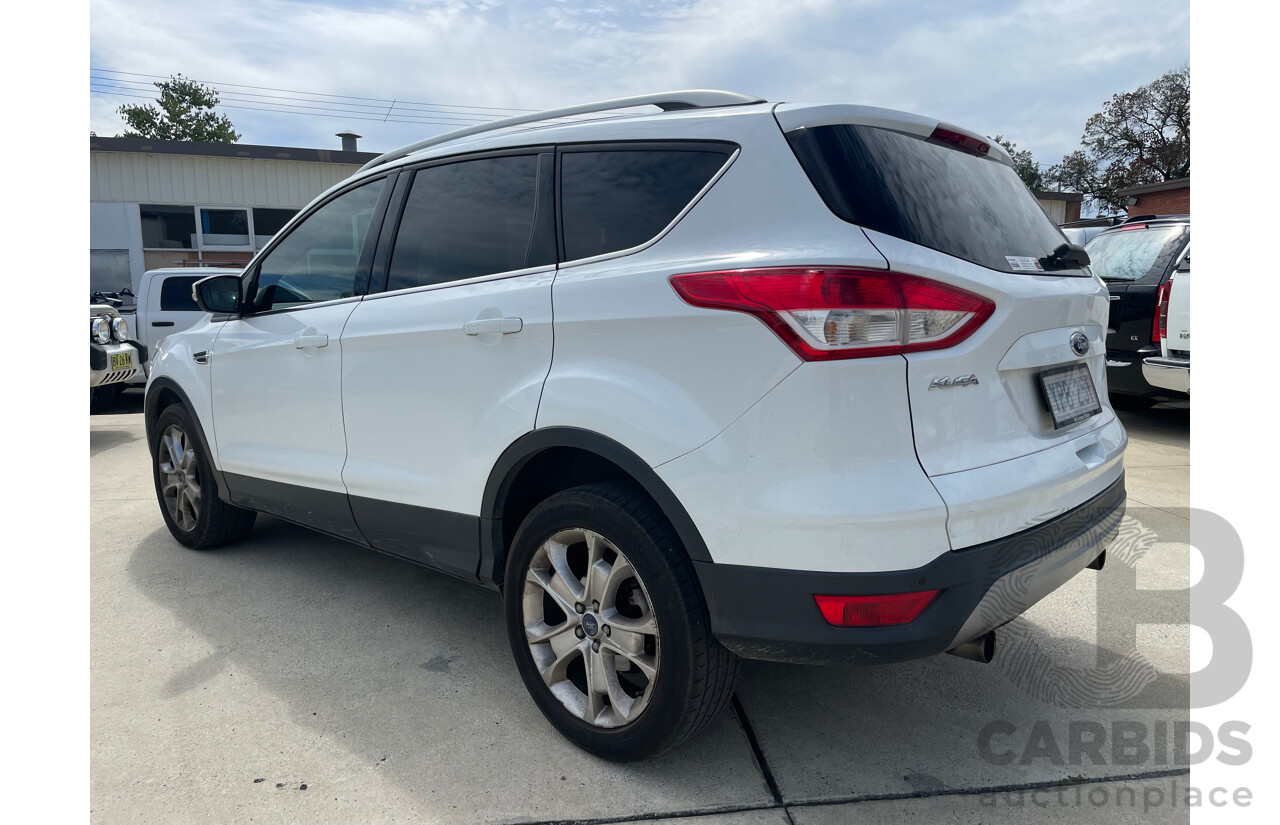 07/2014 Ford Kuga TREND (AWD) AWD TF 4D Wagon White 1.6L