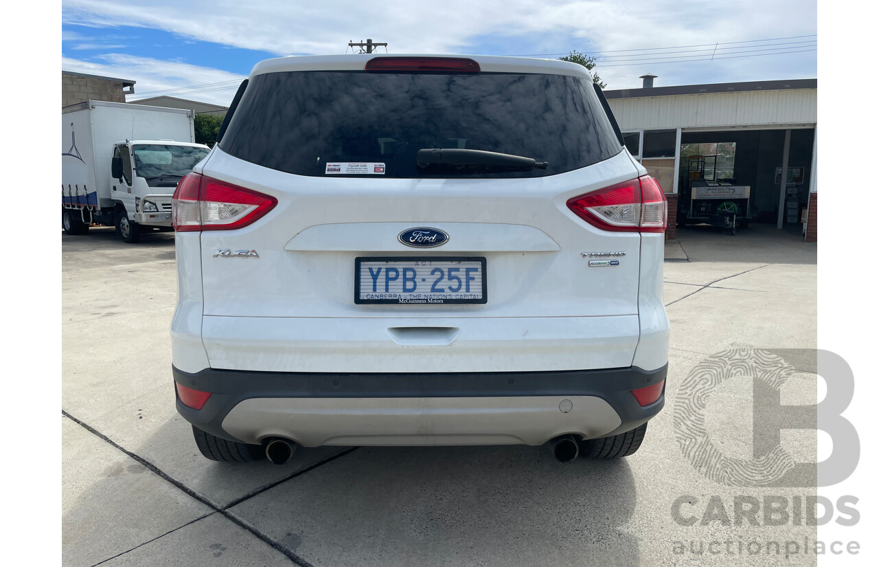 07/2014 Ford Kuga TREND (AWD) AWD TF 4D Wagon White 1.6L