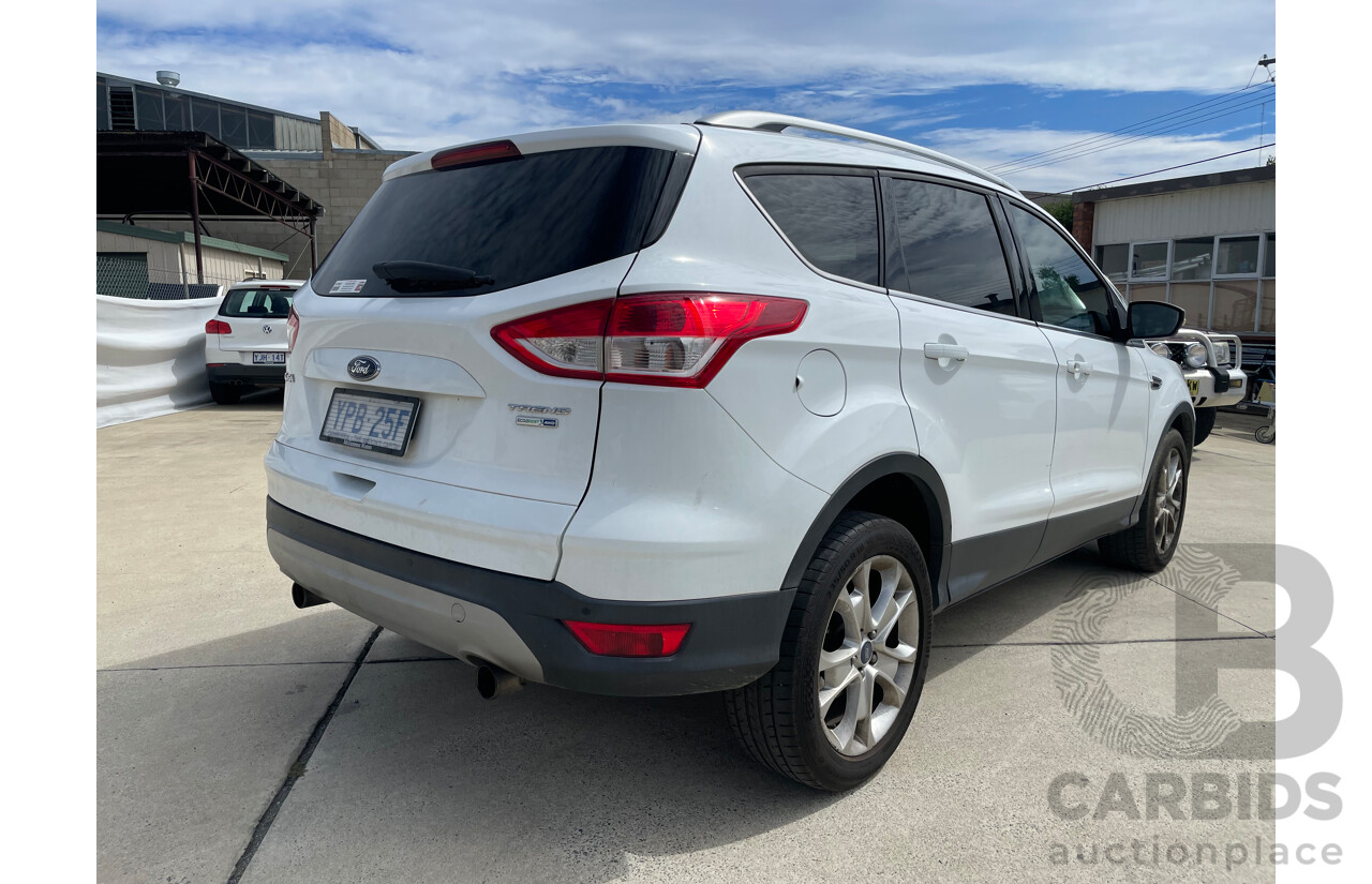 07/2014 Ford Kuga TREND (AWD) AWD TF 4D Wagon White 1.6L