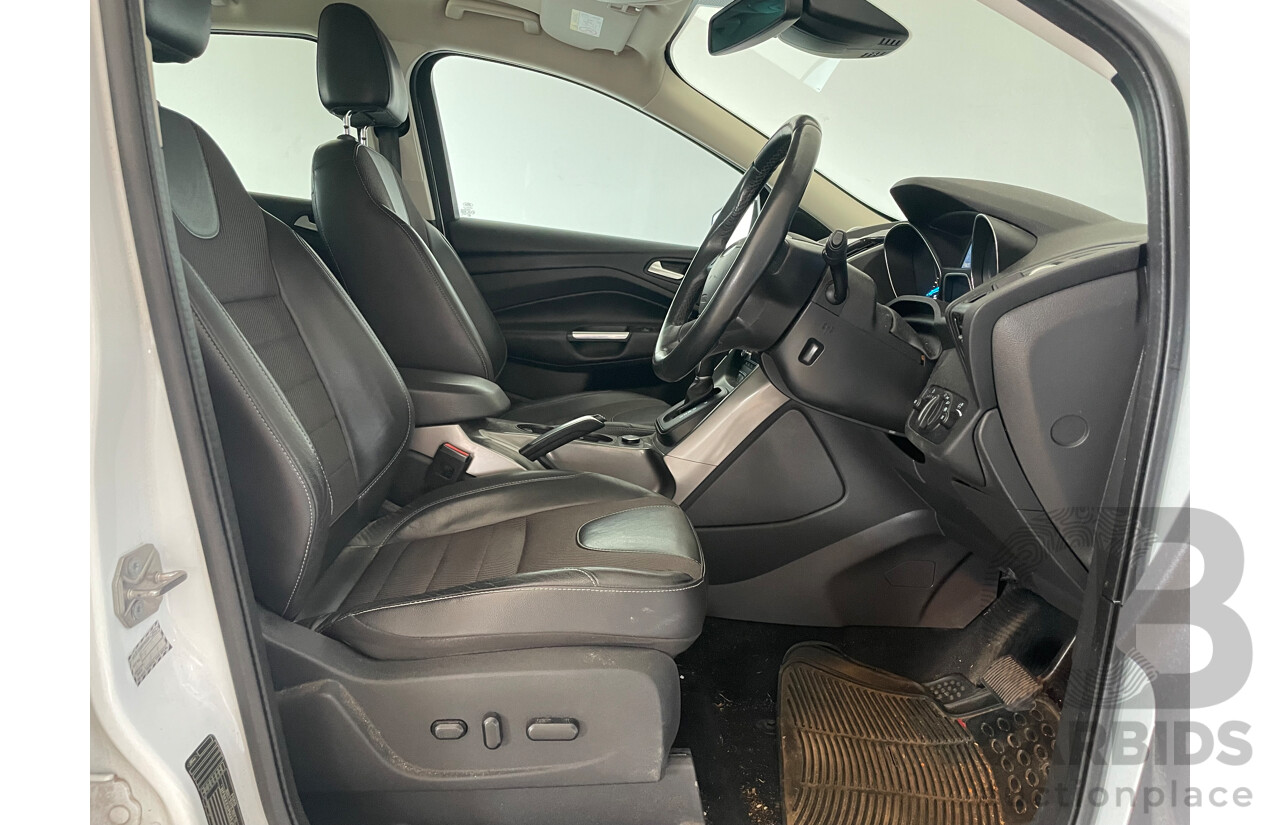 07/2014 Ford Kuga TREND (AWD) AWD TF 4D Wagon White 1.6L