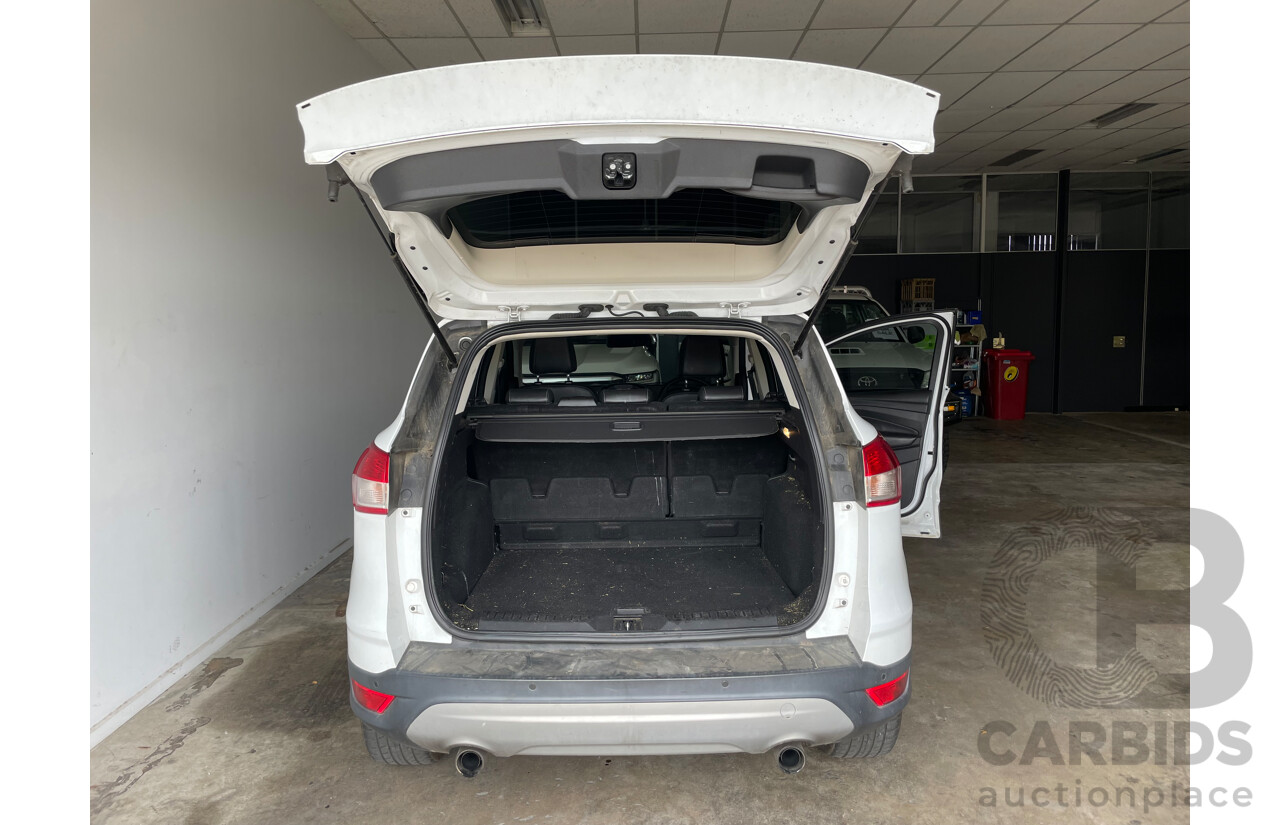 07/2014 Ford Kuga TREND (AWD) AWD TF 4D Wagon White 1.6L