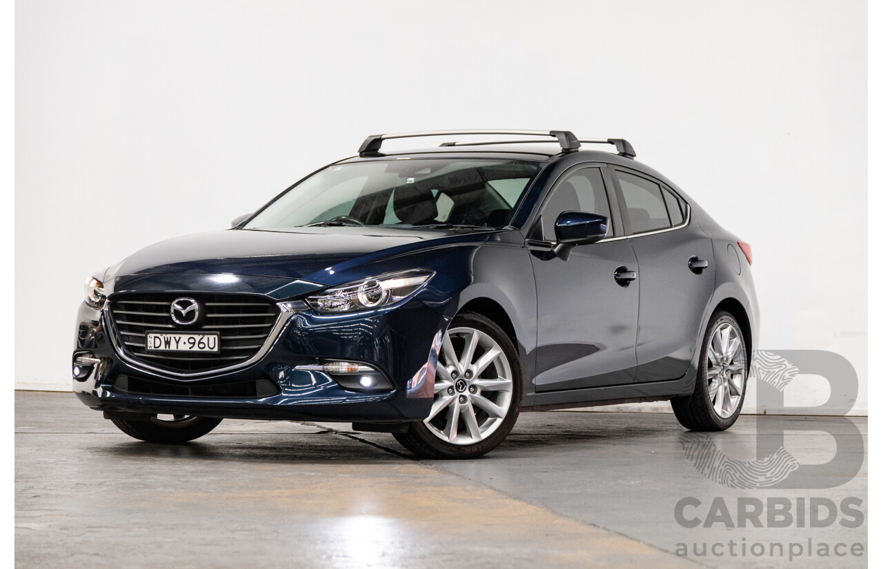 05/2018 Mazda 3 SP25 BN MY18 4D Sedan Deep Crystal Blue Metallic 2.5L