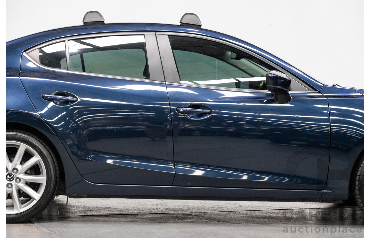 05/2018 Mazda 3 SP25 BN MY18 4D Sedan Deep Crystal Blue Metallic 2.5L