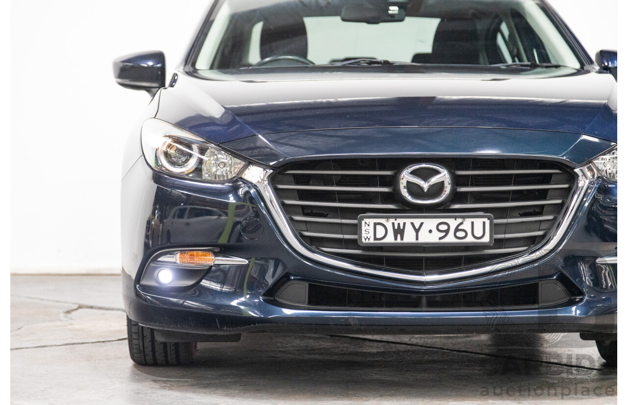 05/2018 Mazda 3 SP25 BN MY18 4D Sedan Deep Crystal Blue Metallic 2.5L