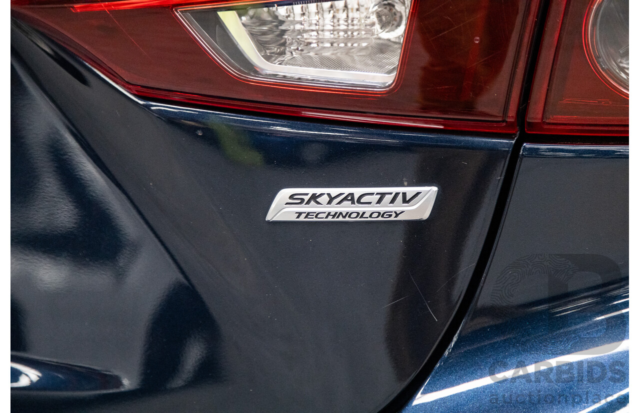 05/2018 Mazda 3 SP25 BN MY18 4D Sedan Deep Crystal Blue Metallic 2.5L