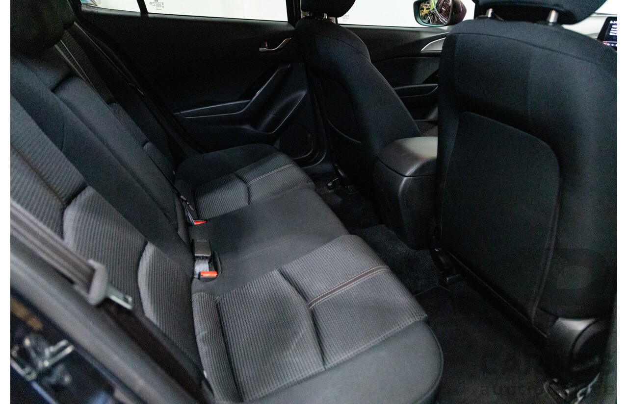 05/2018 Mazda 3 SP25 BN MY18 4D Sedan Deep Crystal Blue Metallic 2.5L