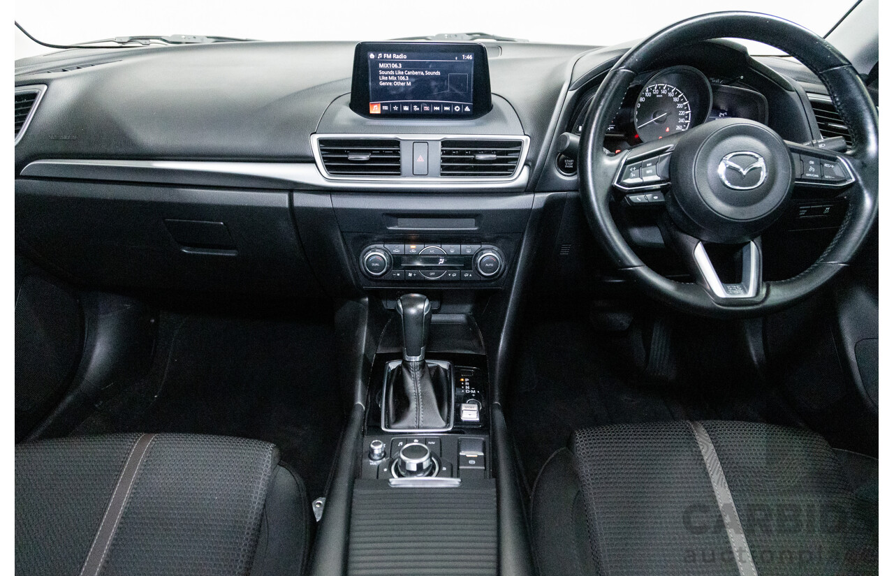 05/2018 Mazda 3 SP25 BN MY18 4D Sedan Deep Crystal Blue Metallic 2.5L