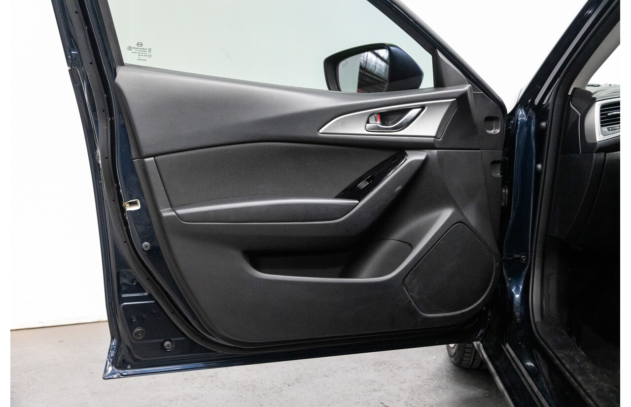 05/2018 Mazda 3 SP25 BN MY18 4D Sedan Deep Crystal Blue Metallic 2.5L