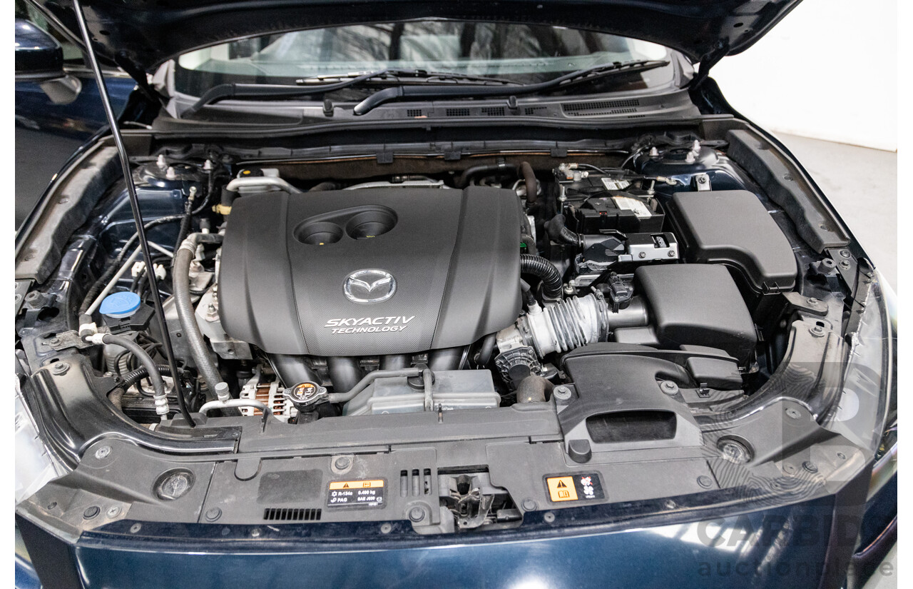05/2018 Mazda 3 SP25 BN MY18 4D Sedan Deep Crystal Blue Metallic 2.5L