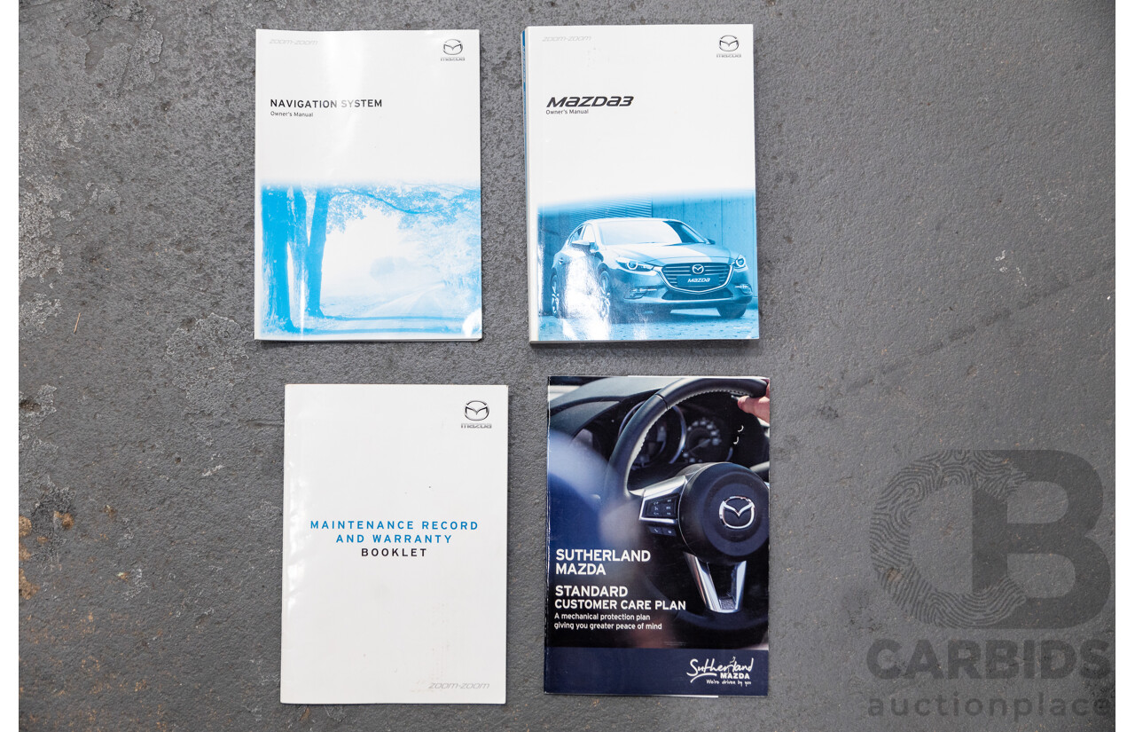 05/2018 Mazda 3 SP25 BN MY18 4D Sedan Deep Crystal Blue Metallic 2.5L