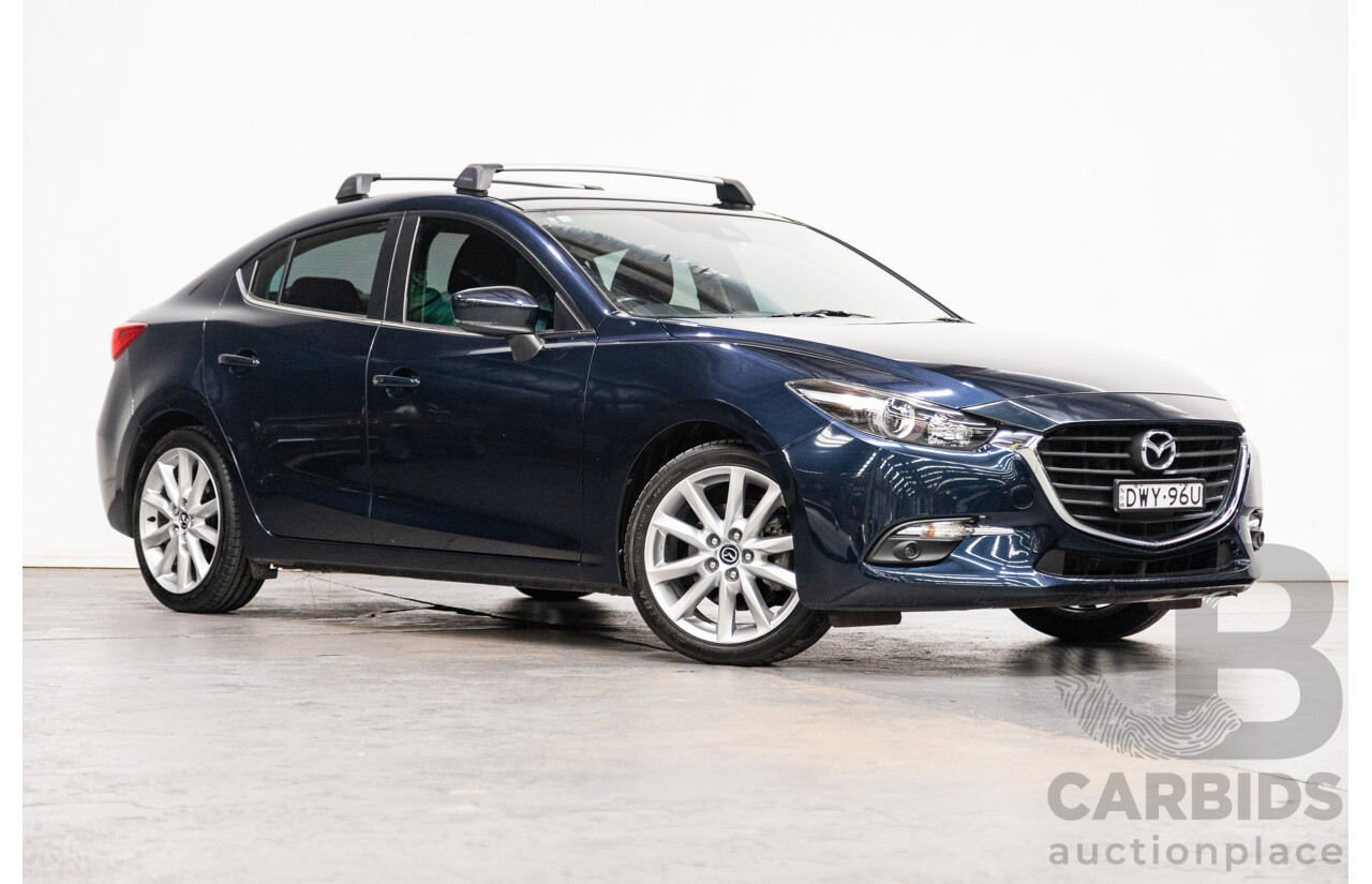05/2018 Mazda 3 SP25 BN MY18 4D Sedan Deep Crystal Blue Metallic 2.5L