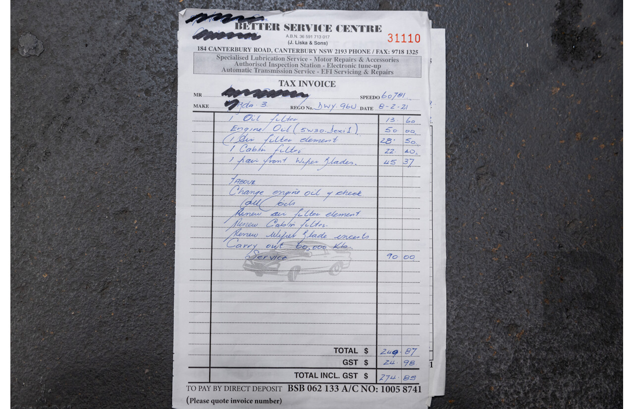 05/2018 Mazda 3 SP25 BN MY18 4D Sedan Deep Crystal Blue Metallic 2.5L