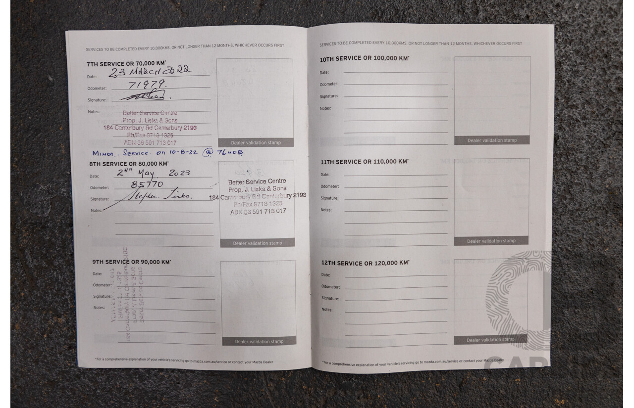 05/2018 Mazda 3 SP25 BN MY18 4D Sedan Deep Crystal Blue Metallic 2.5L