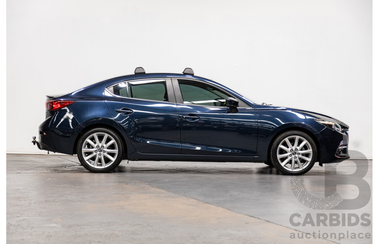 05/2018 Mazda 3 SP25 BN MY18 4D Sedan Deep Crystal Blue Metallic 2.5L