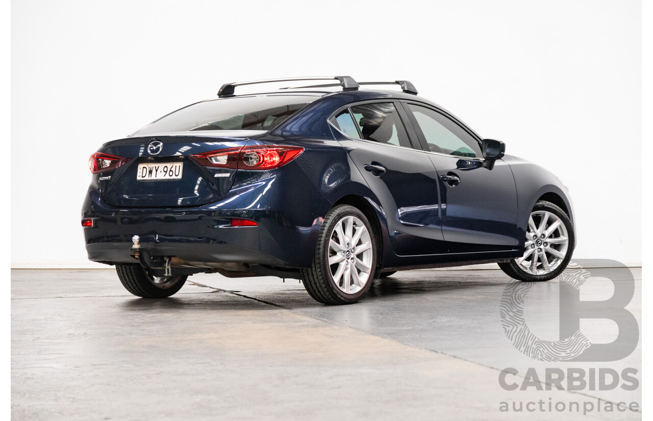 05/2018 Mazda 3 SP25 BN MY18 4D Sedan Deep Crystal Blue Metallic 2.5L