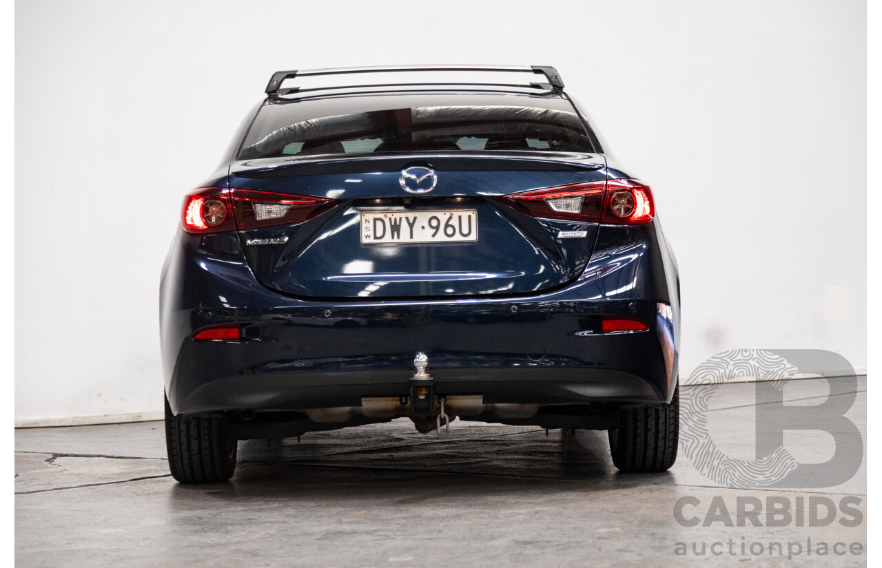 05/2018 Mazda 3 SP25 BN MY18 4D Sedan Deep Crystal Blue Metallic 2.5L