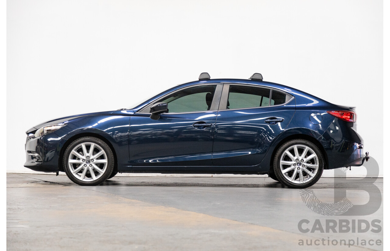 05/2018 Mazda 3 SP25 BN MY18 4D Sedan Deep Crystal Blue Metallic 2.5L