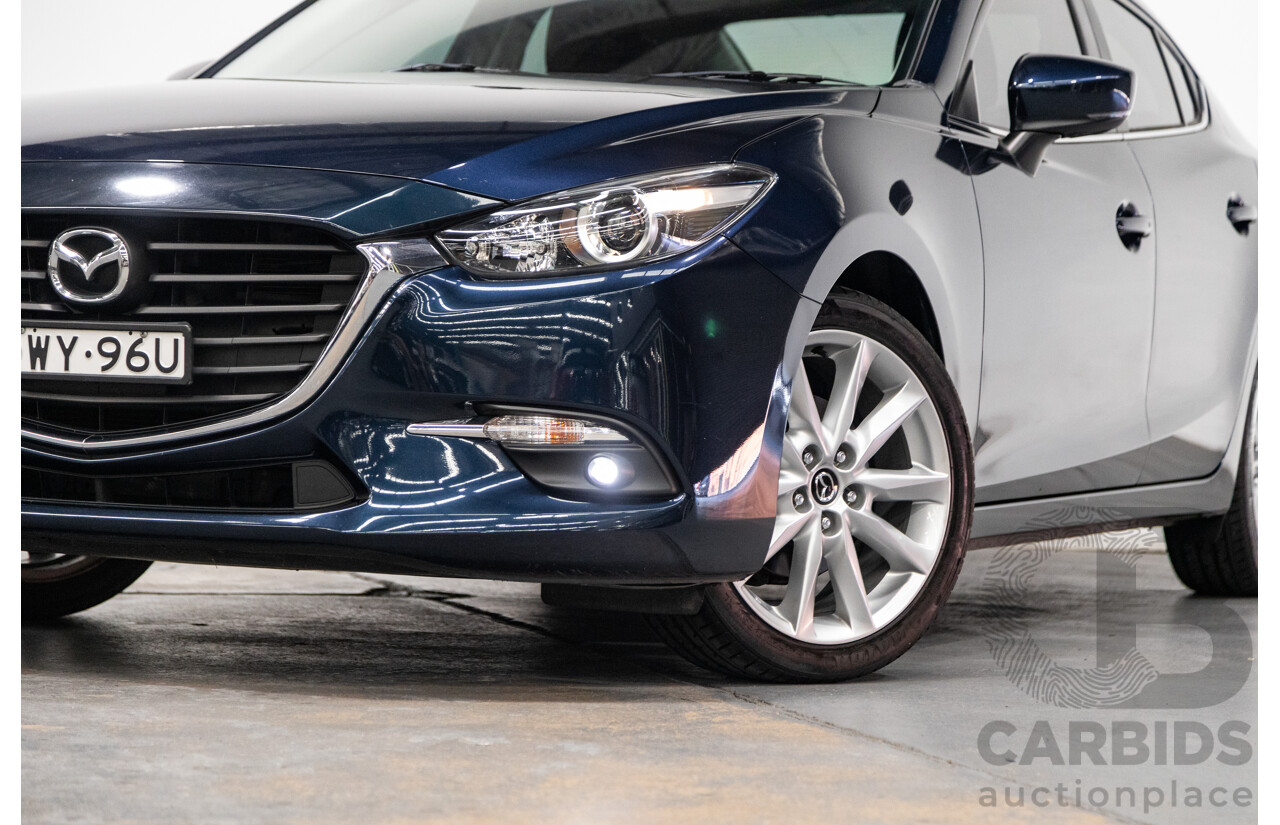 05/2018 Mazda 3 SP25 BN MY18 4D Sedan Deep Crystal Blue Metallic 2.5L