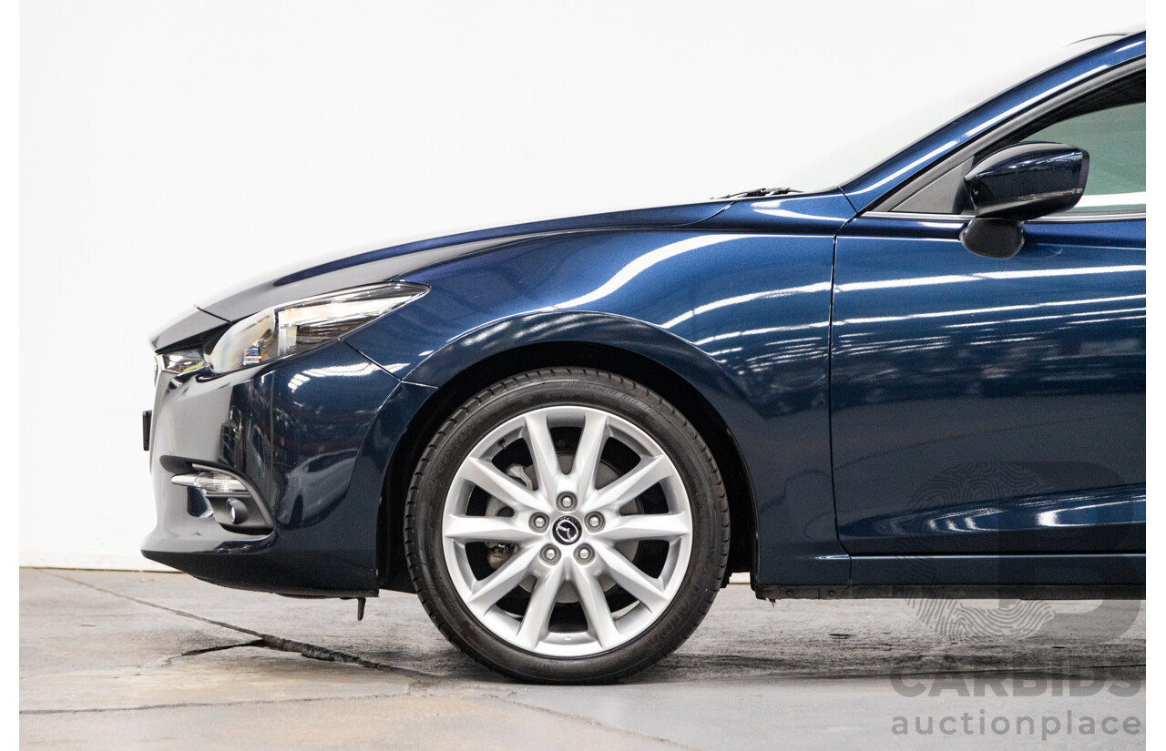 05/2018 Mazda 3 SP25 BN MY18 4D Sedan Deep Crystal Blue Metallic 2.5L
