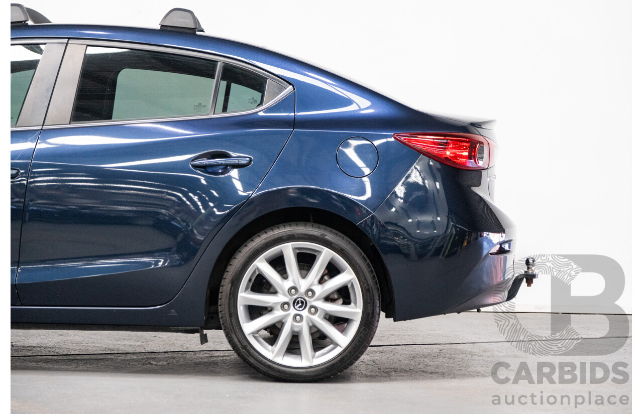05/2018 Mazda 3 SP25 BN MY18 4D Sedan Deep Crystal Blue Metallic 2.5L
