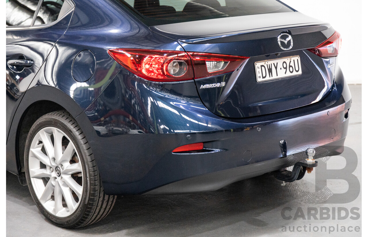 05/2018 Mazda 3 SP25 BN MY18 4D Sedan Deep Crystal Blue Metallic 2.5L
