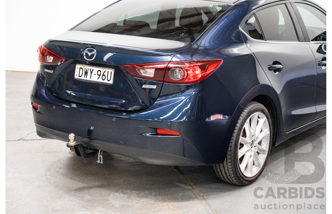05/2018 Mazda 3 SP25 BN MY18 4D Sedan Deep Crystal Blue Metallic 2.5L