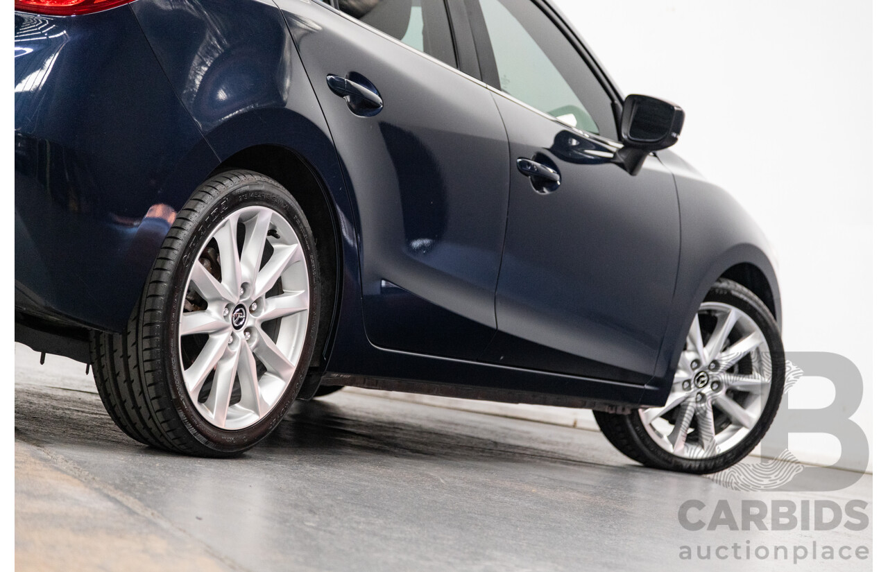 05/2018 Mazda 3 SP25 BN MY18 4D Sedan Deep Crystal Blue Metallic 2.5L