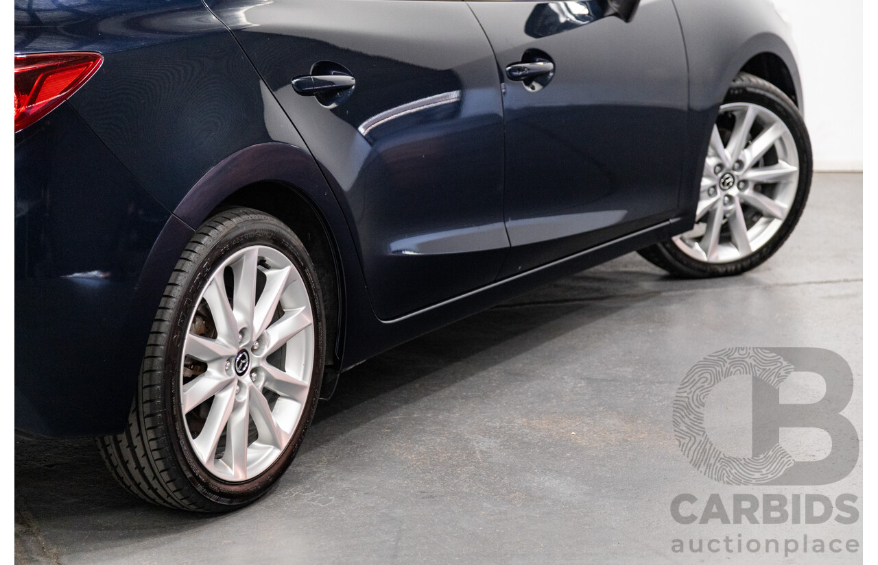 05/2018 Mazda 3 SP25 BN MY18 4D Sedan Deep Crystal Blue Metallic 2.5L