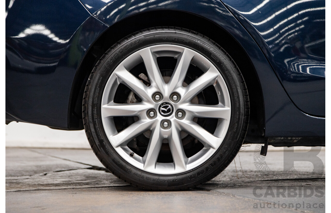 05/2018 Mazda 3 SP25 BN MY18 4D Sedan Deep Crystal Blue Metallic 2.5L