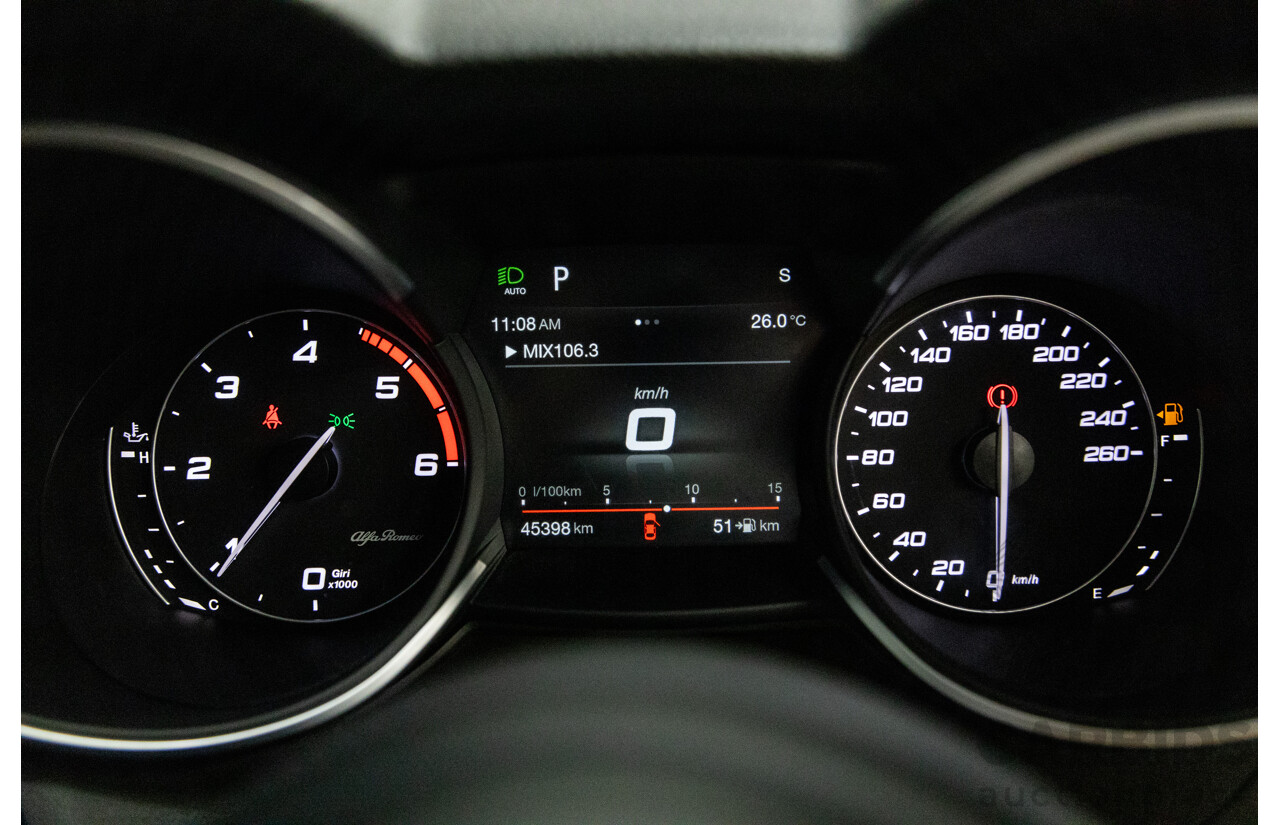 07/2020 Alfa Romeo Stelvio Q4 (AWD) 949 4D Wagon Metallic Black Turbo Diesel 2.1L