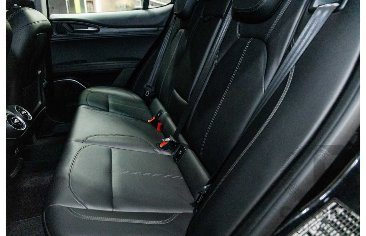 07/2020 Alfa Romeo Stelvio Q4 (AWD) 949 4D Wagon Metallic Black Turbo Diesel 2.1L