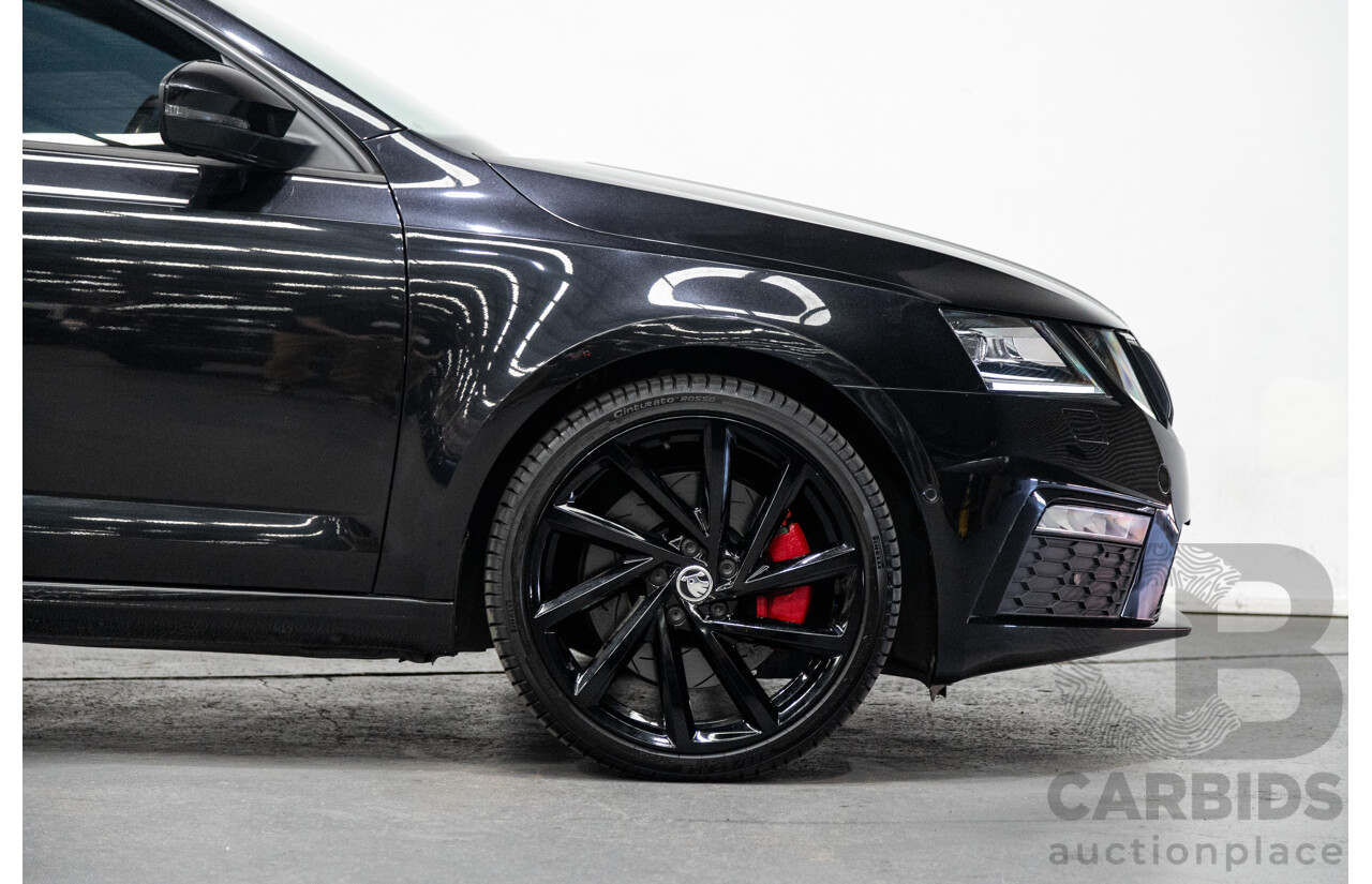 05/2019 Skoda Octavia RS 245 180 TSI NE MY19 4D Wagon Metallic Black Turbo 2.0L
