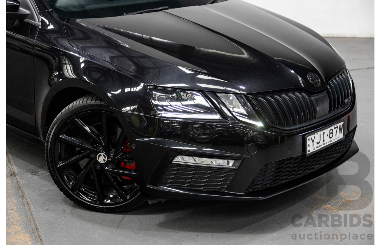 05/2019 Skoda Octavia RS 245 180 TSI NE MY19 4D Wagon Metallic Black Turbo 2.0L
