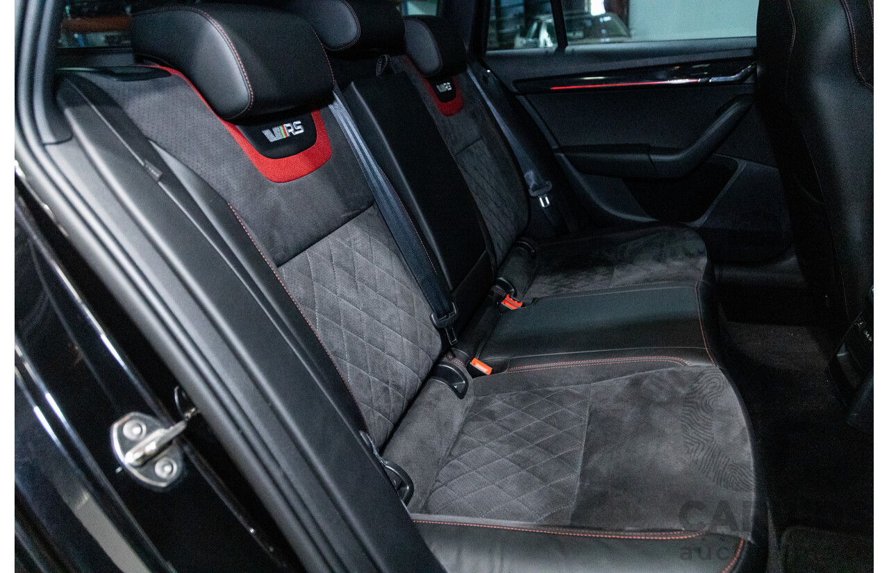 05/2019 Skoda Octavia RS 245 180 TSI NE MY19 4D Wagon Metallic Black Turbo 2.0L