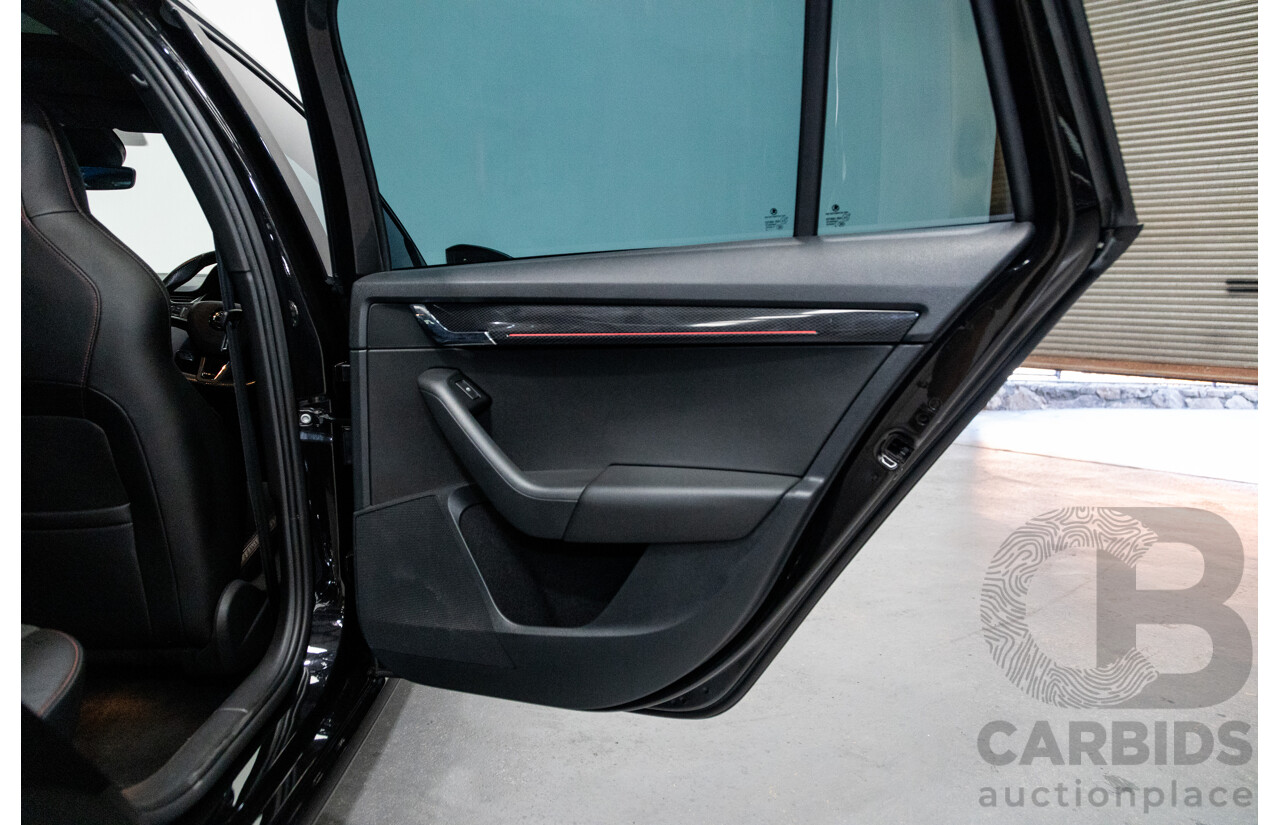 05/2019 Skoda Octavia RS 245 180 TSI NE MY19 4D Wagon Metallic Black Turbo 2.0L