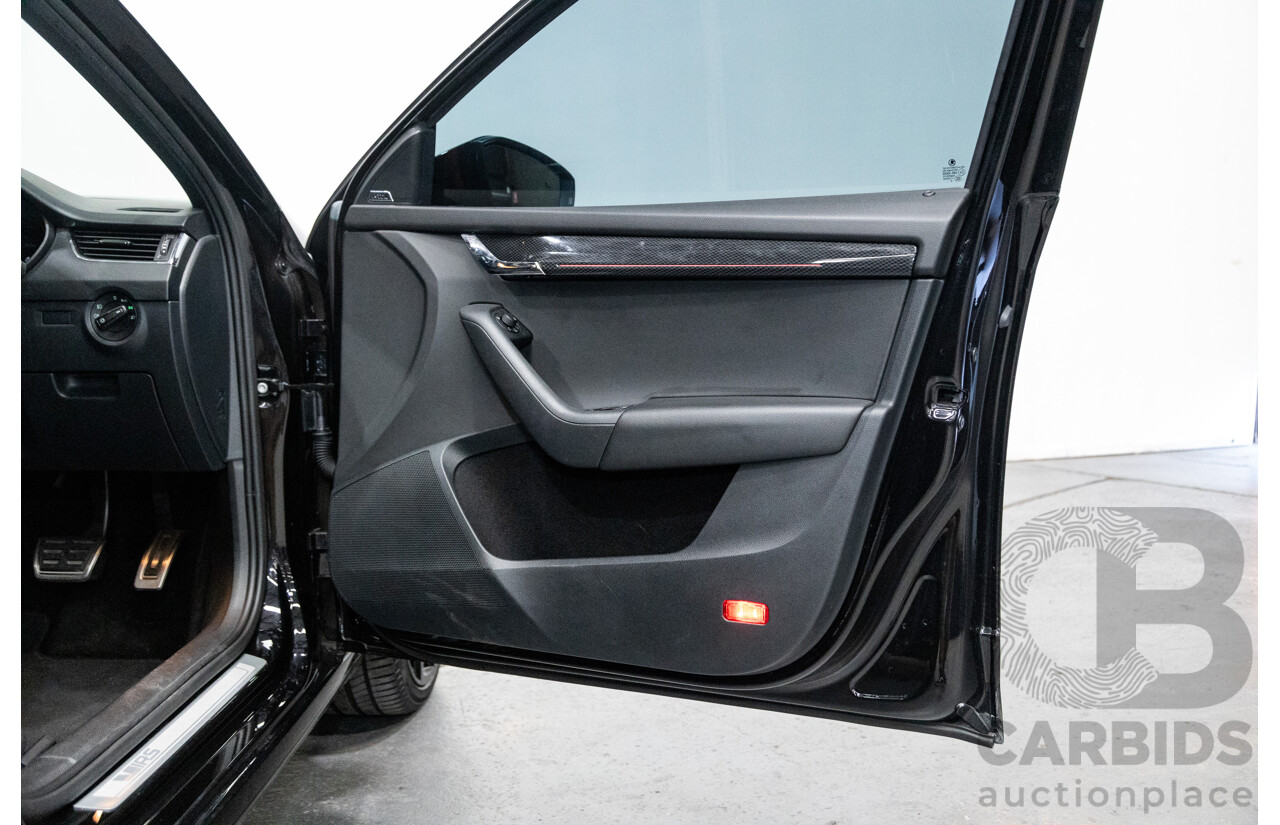 05/2019 Skoda Octavia RS 245 180 TSI NE MY19 4D Wagon Metallic Black Turbo 2.0L