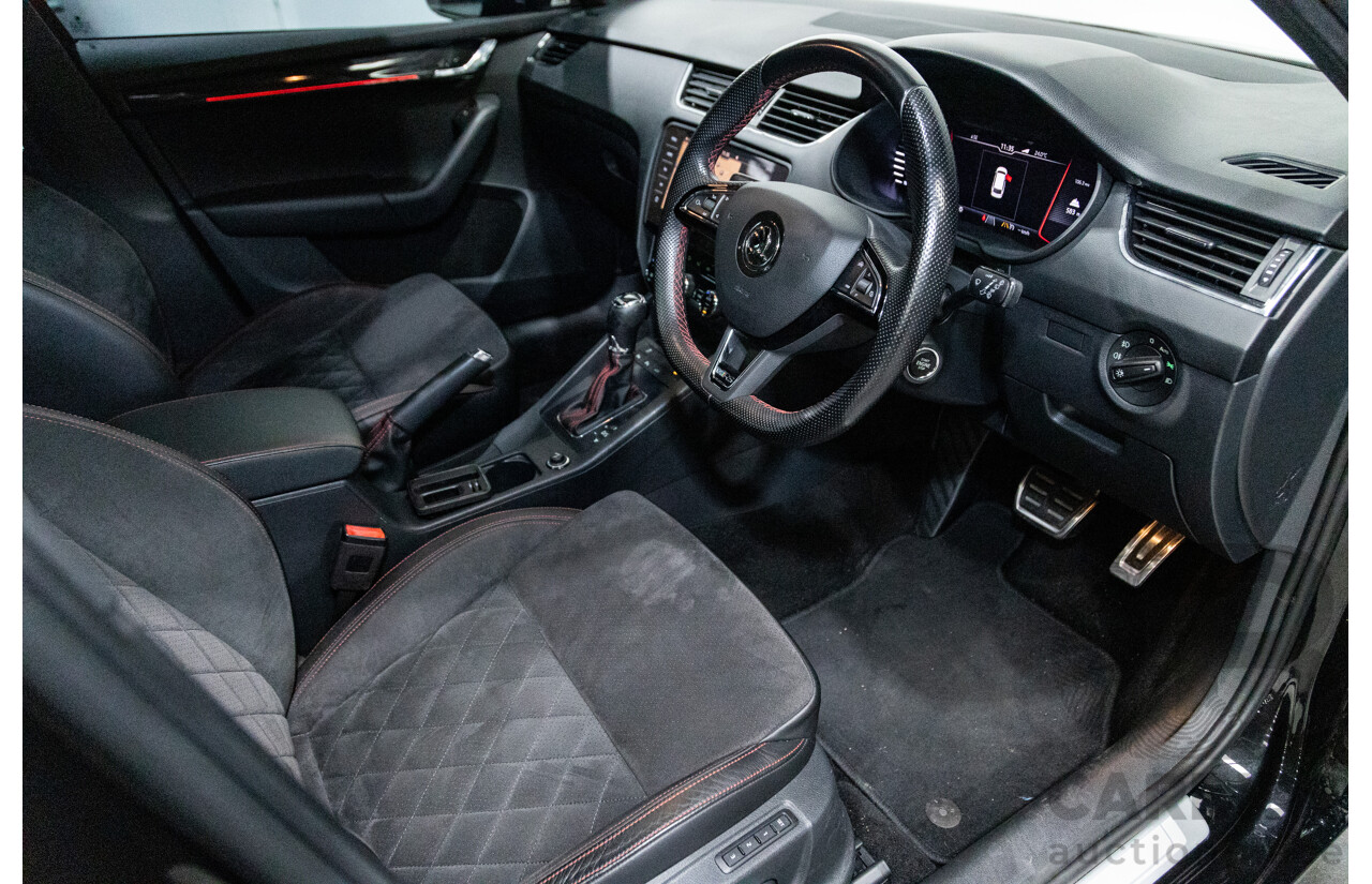 05/2019 Skoda Octavia RS 245 180 TSI NE MY19 4D Wagon Metallic Black Turbo 2.0L