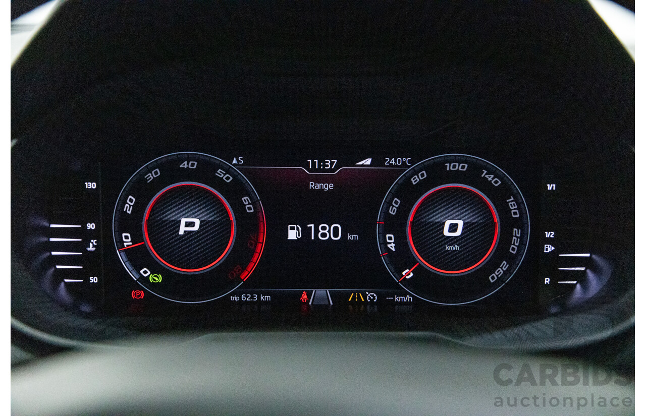 05/2019 Skoda Octavia RS 245 180 TSI NE MY19 4D Wagon Metallic Black Turbo 2.0L