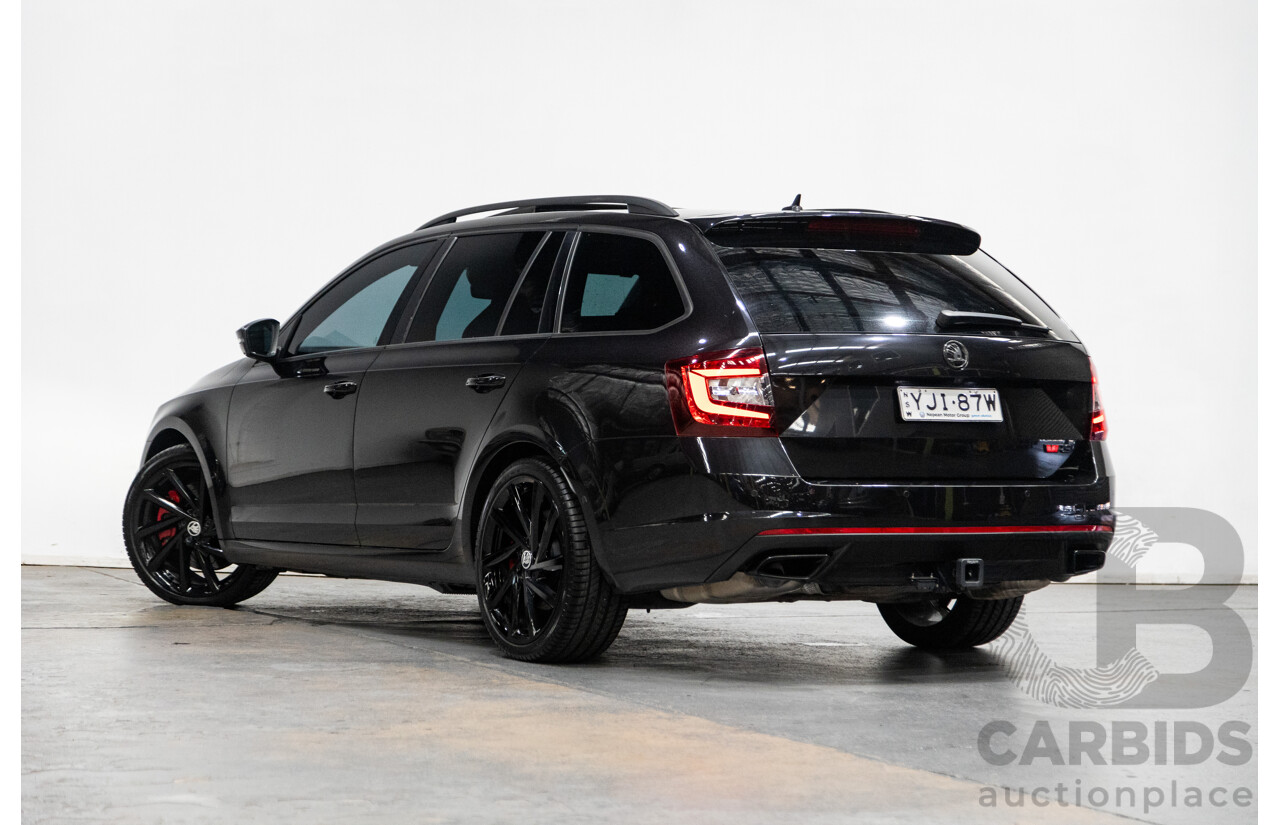 05/2019 Skoda Octavia RS 245 180 TSI NE MY19 4D Wagon Metallic Black Turbo 2.0L