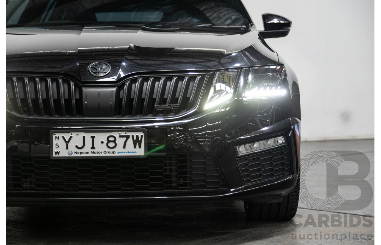 05/2019 Skoda Octavia RS 245 180 TSI NE MY19 4D Wagon Metallic Black Turbo 2.0L