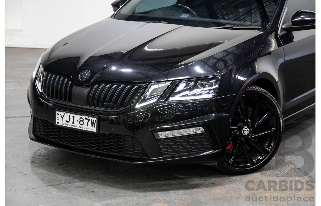 05/2019 Skoda Octavia RS 245 180 TSI NE MY19 4D Wagon Metallic Black Turbo 2.0L
