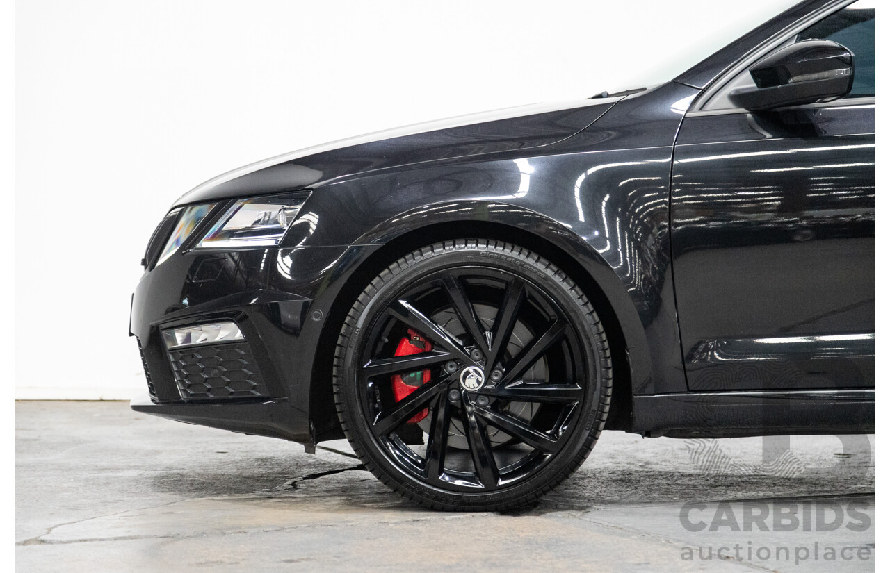 05/2019 Skoda Octavia RS 245 180 TSI NE MY19 4D Wagon Metallic Black Turbo 2.0L