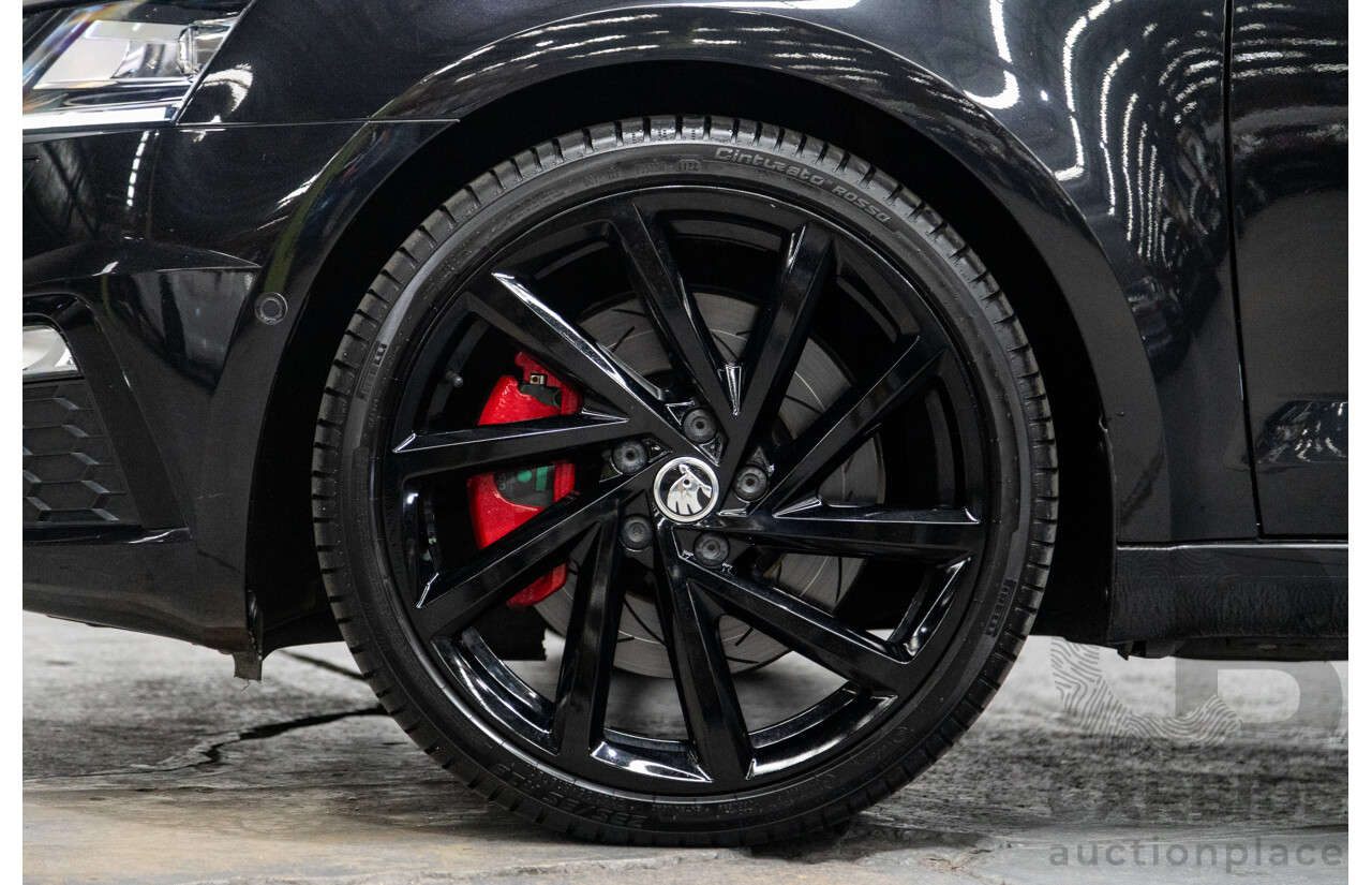 05/2019 Skoda Octavia RS 245 180 TSI NE MY19 4D Wagon Metallic Black Turbo 2.0L