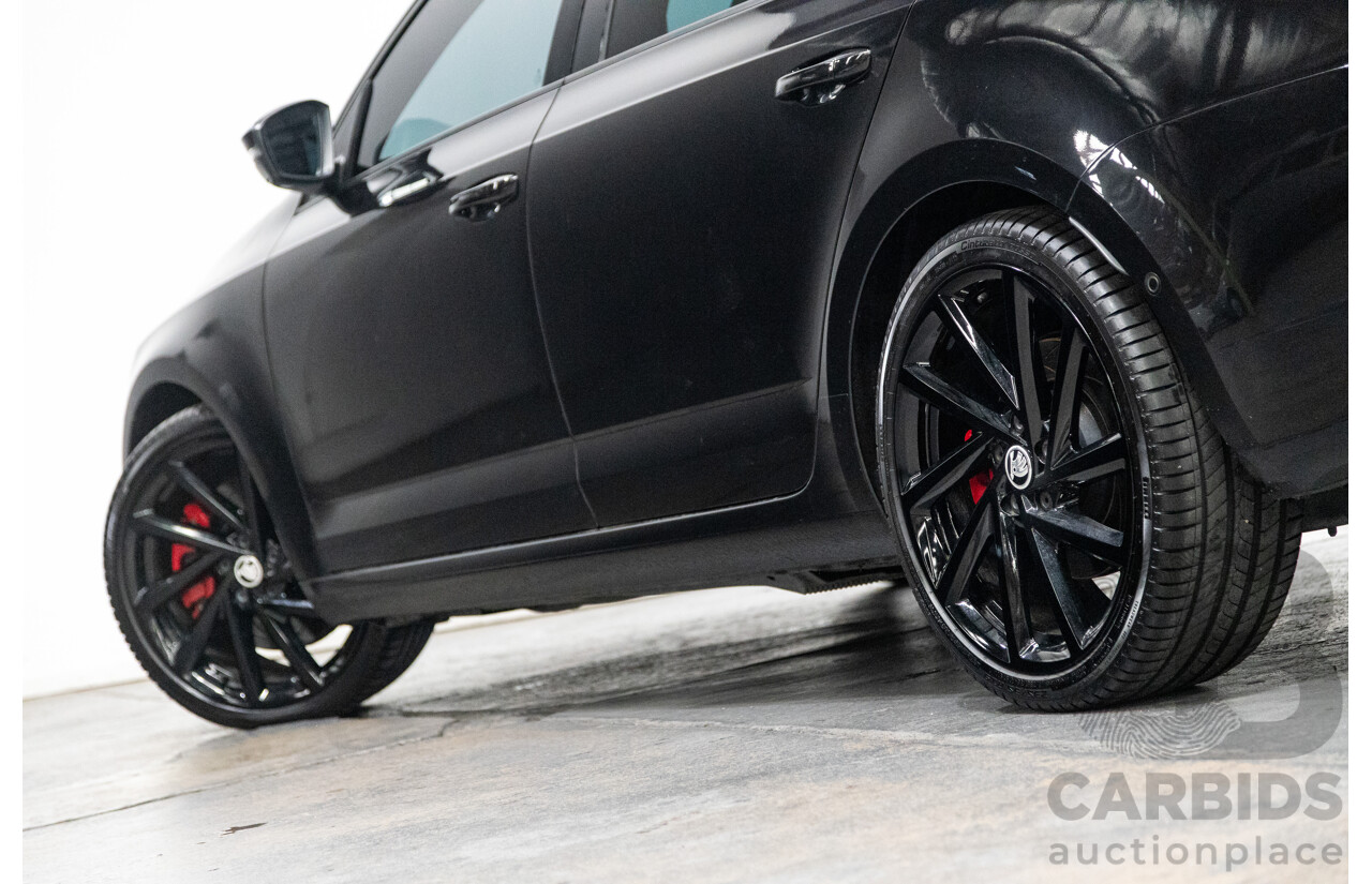 05/2019 Skoda Octavia RS 245 180 TSI NE MY19 4D Wagon Metallic Black Turbo 2.0L