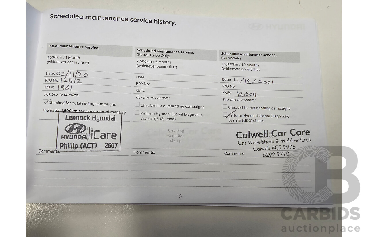 09/2020 Hyundai iLoad 3S LIFTBACK TQ4 MY21 4D Van White Turbo Diesel 2.5L