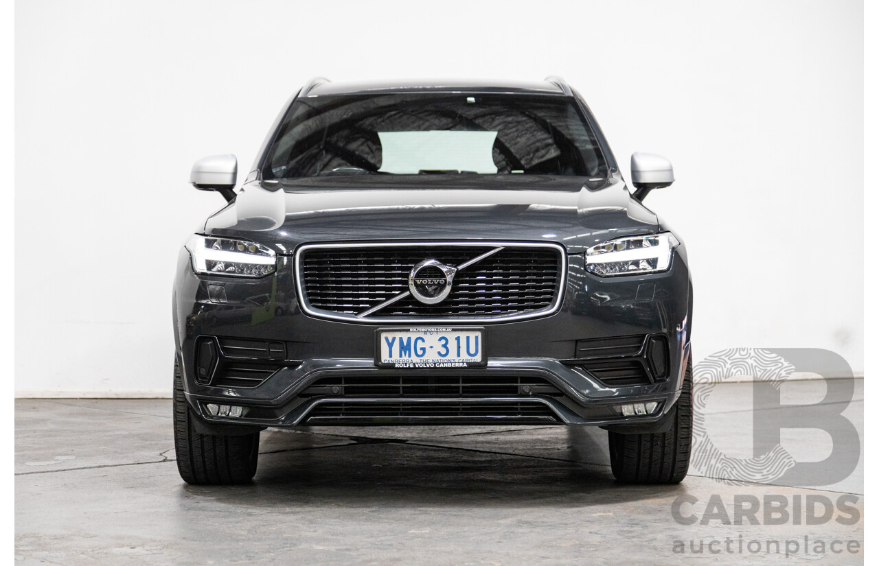11/2016 Volvo XC90 D5 R-Design (AWD) 256 MY17 4D Wagon Grey Twin Turbo Diesel 2.0L - 7 Seater