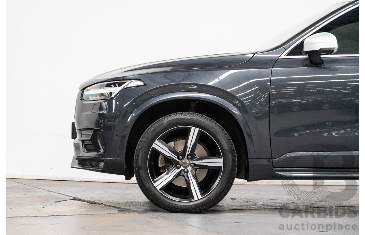 11/2016 Volvo XC90 D5 R-Design (AWD) 256 MY17 4D Wagon Grey Twin Turbo Diesel 2.0L - 7 Seater