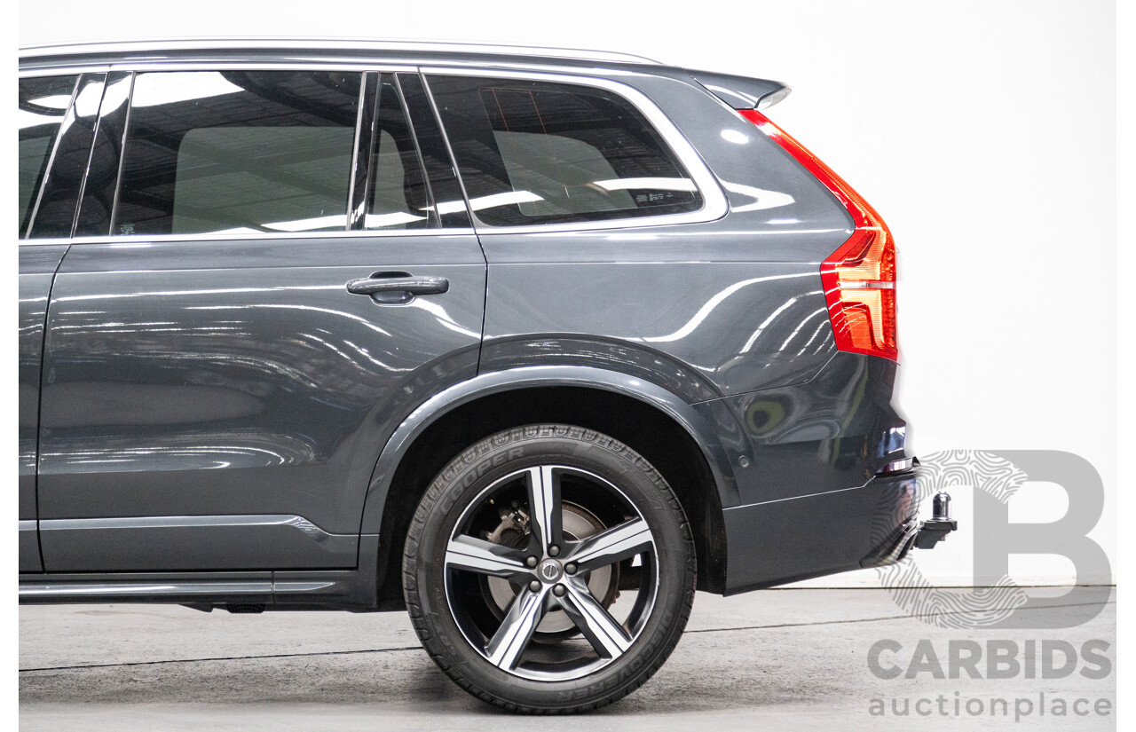 11/2016 Volvo XC90 D5 R-Design (AWD) 256 MY17 4D Wagon Grey Twin Turbo Diesel 2.0L - 7 Seater